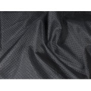 Protiskluzová polyesterová textilie s PU zátěrem, 420D, 0,34 mm černá, látka, metráž